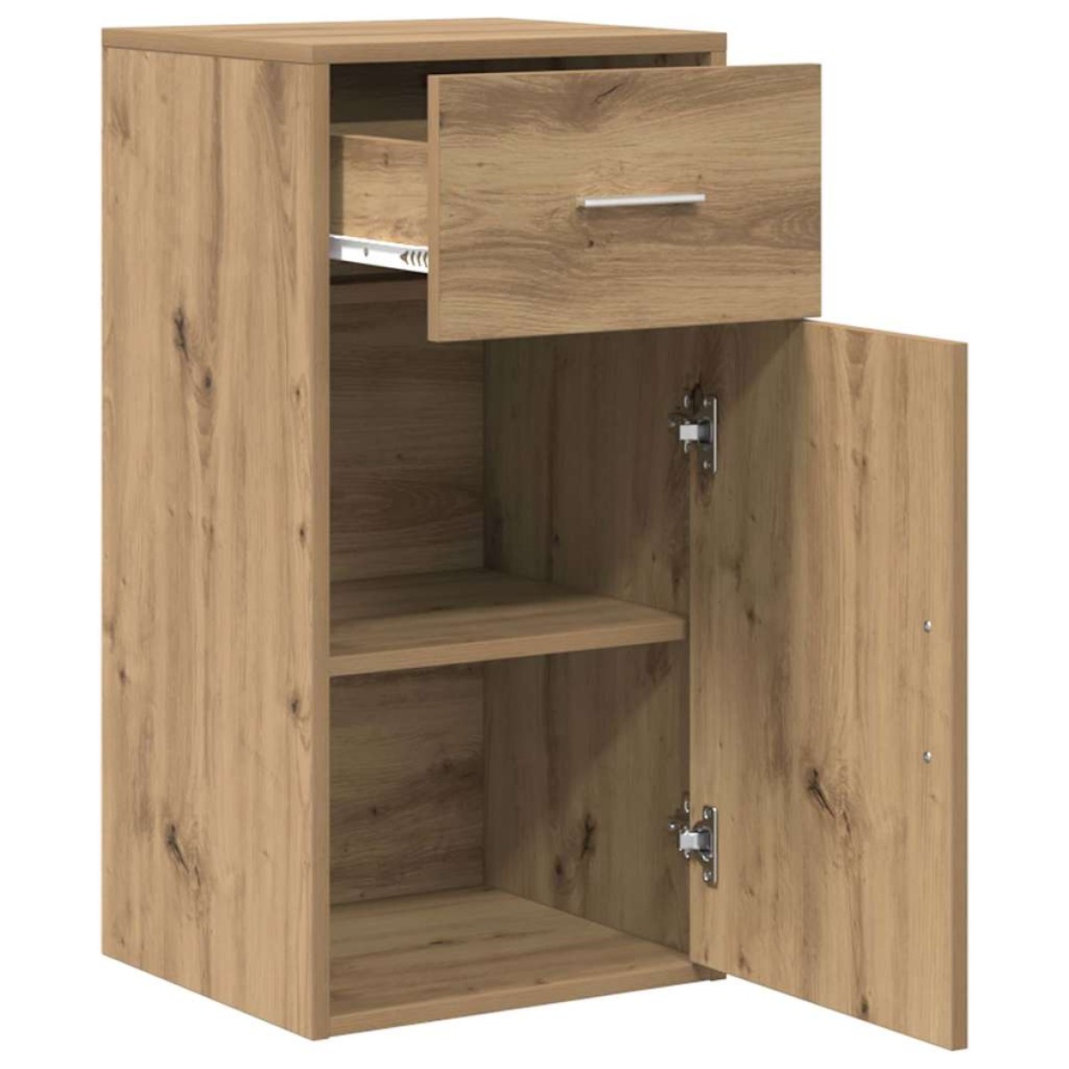 vidaXL Πλαϊνό γραφείο Artisan Oak 38 x 34 x 75 εκ