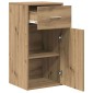 vidaXL Πλαϊνό γραφείο Artisan Oak 38 x 34 x 75 εκ