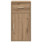 vidaXL Πλαϊνό γραφείο Artisan Oak 38 x 34 x 75 εκ