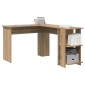 vidaXL Γωνιακό γραφείο Artisan Oak Επεξεργασμένο Ξύλο