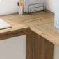vidaXL Γωνιακό γραφείο Artisan Oak Επεξεργασμένο Ξύλο