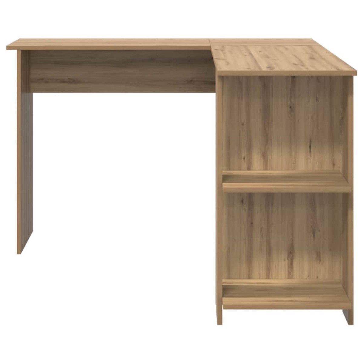 vidaXL Γωνιακό γραφείο Artisan Oak Επεξεργασμένο Ξύλο