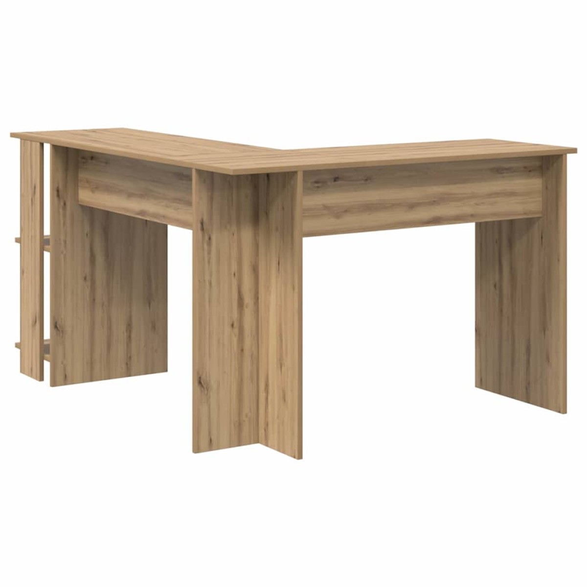 vidaXL Γωνιακό γραφείο Artisan Oak Επεξεργασμένο Ξύλο