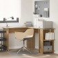 vidaXL Γωνιακό γραφείο Artisan Oak Επεξεργασμένο Ξύλο
