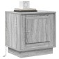 vidaXL Κομοδίνο 2 τμχ. Γκρι 44 x 34,5 x 45 εκ Επεξεργασμένο Ξύλο