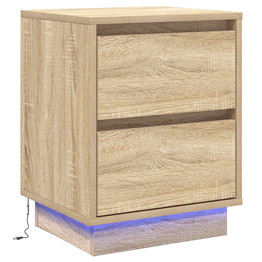 vidaXL Κομοδίνο Δρύς Sonoma 39 x 34,5 x 50 εκ. Επεξεργασμένο ξύλο