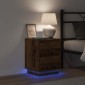 vidaXL Κομοδίνο Παλιό ξύλο 39 x 34,5 x 50 εκ. Επεξεργασμένο ξύλο