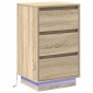 vidaXL Κομοδίνο Δρύς Sonoma 39 x 34,5 x 65 εκ. Επεξεργασμένο ξύλο