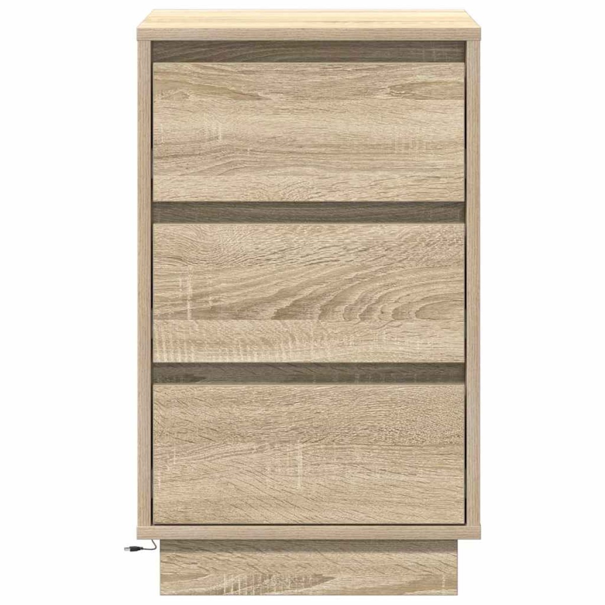 vidaXL Κομοδίνο Δρύς Sonoma 39 x 34,5 x 65 εκ. Επεξεργασμένο ξύλο