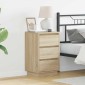 vidaXL Κομοδίνο Δρύς Sonoma 39 x 34,5 x 65 εκ. Επεξεργασμένο ξύλο