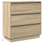 vidaXL Κομοδίνο Δρύς Sonoma 71 x 34,5 x 75 εκ. Επεξεργασμένο ξύλο