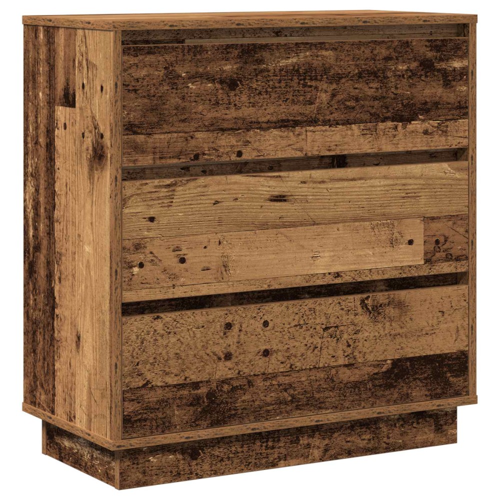 vidaXL Κομοδίνο Παλιό ξύλο 71 x 34,5 x 75 εκ. Επεξεργασμένο ξύλο