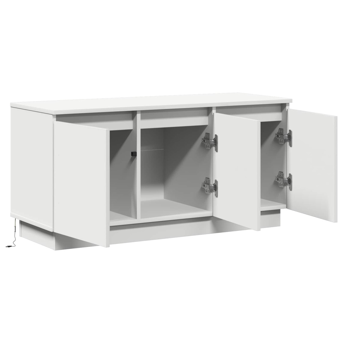 vidaXL Ντουλάπι TV 100 x 38 x 49 εκ. Λευκό Επεξεργασμένο Ξύλο