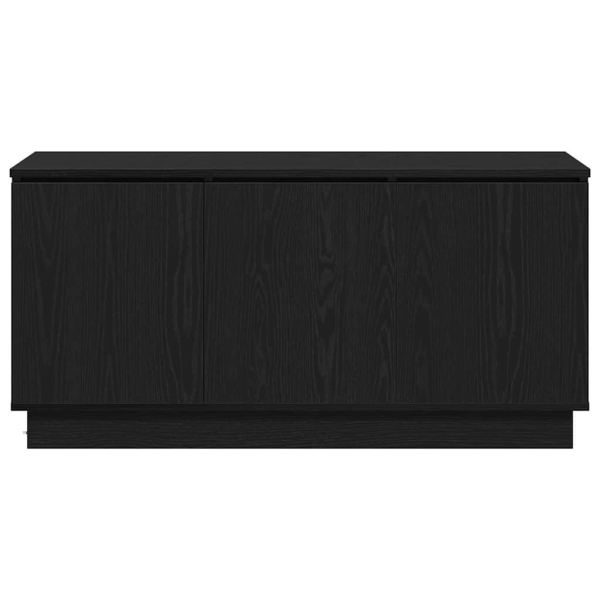 vidaXL Ντουλάπι TV 100 x 38 x 49 εκ. Μαύρη Οξυά Επεξεργασμένο Ξύλο