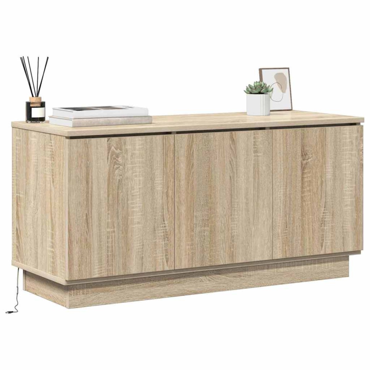 vidaXL Ντουλάπι TV 100 x 38 x 49 εκ. Δρύς Sonoma Επεξεργασμένο Ξύλο