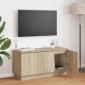 vidaXL Ντουλάπι TV 100 x 38 x 49 εκ. Δρύς Sonoma Επεξεργασμένο Ξύλο