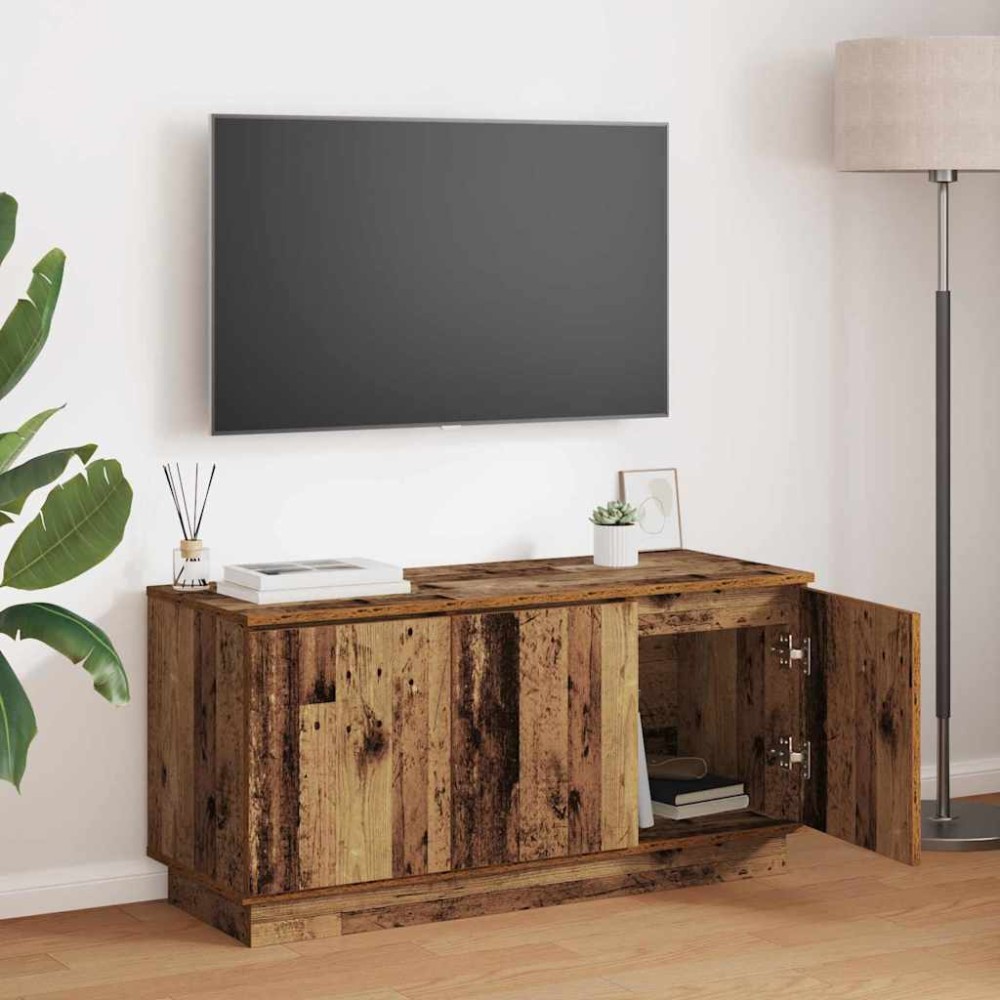 vidaXL Ντουλάπι TV 100 x 38 x 49 εκ. Παλιό Ξύλο Επεξεργασμένο Ξύλο