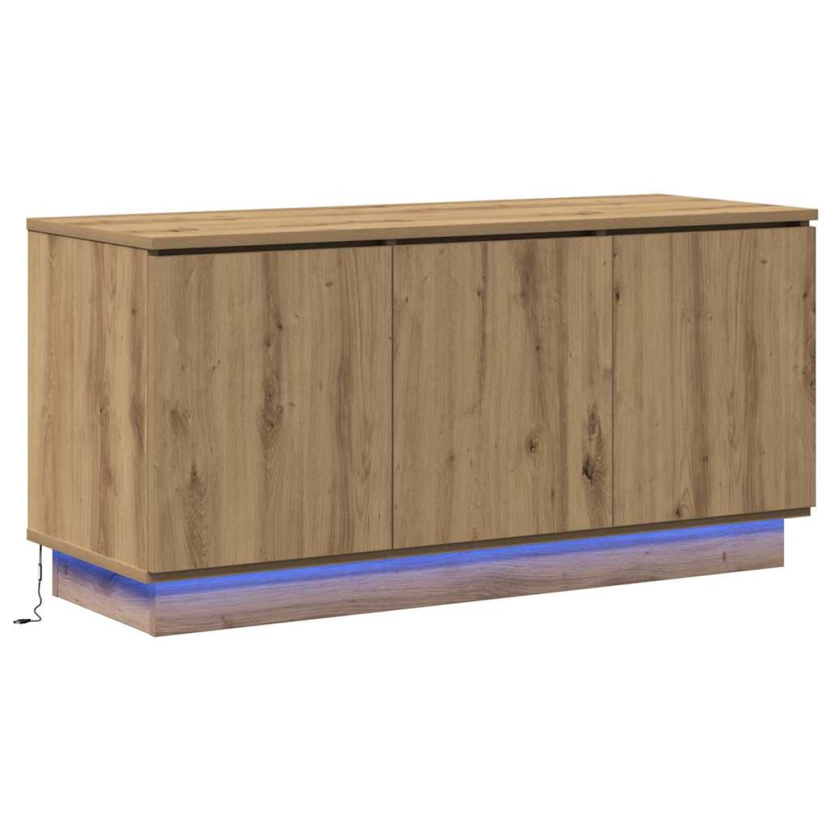 vidaXL Ντουλάπι TV 100 x 38 x 49 εκ. Artisan Oak Επεξεργασμένο Ξύλο