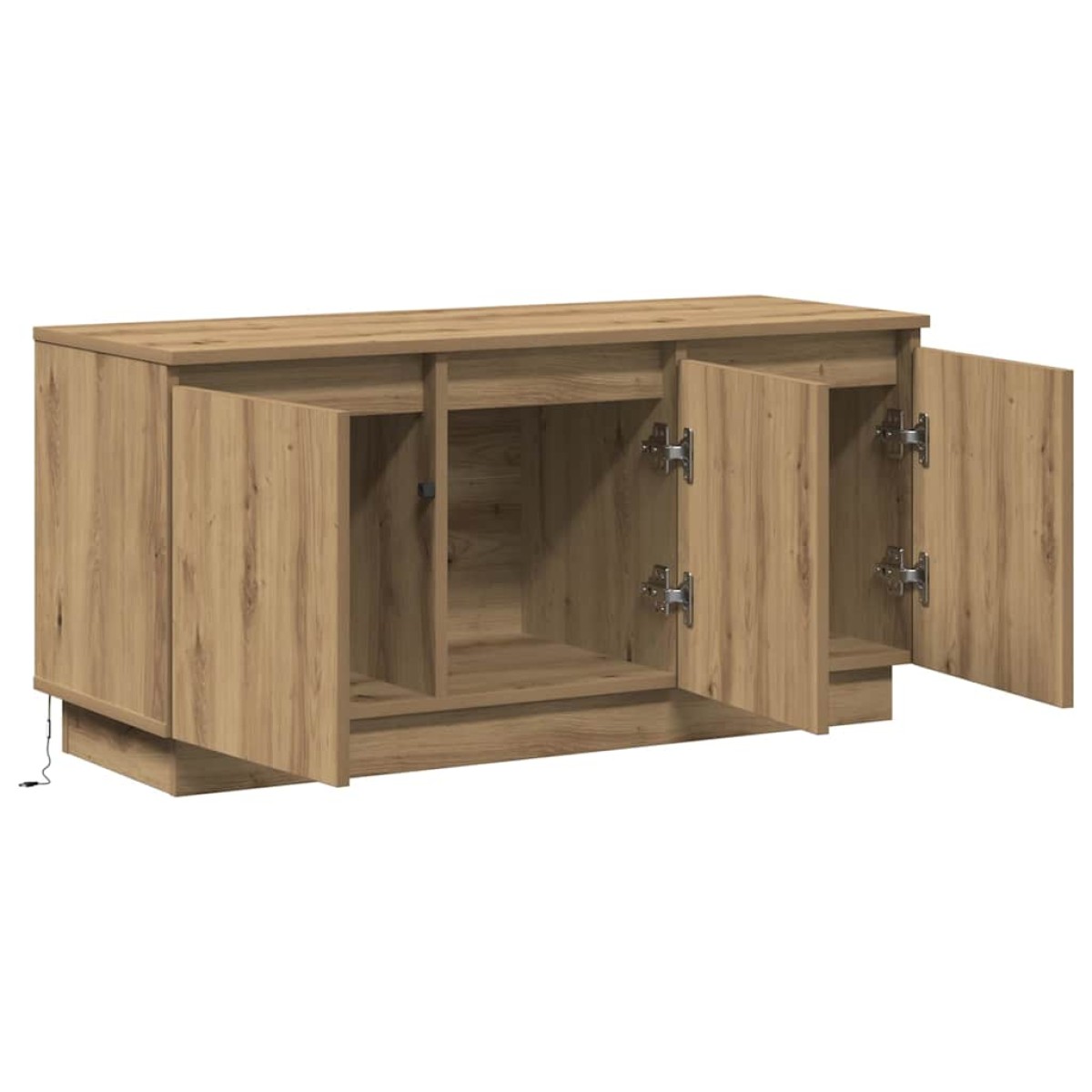 vidaXL Ντουλάπι TV 100 x 38 x 49 εκ. Artisan Oak Επεξεργασμένο Ξύλο