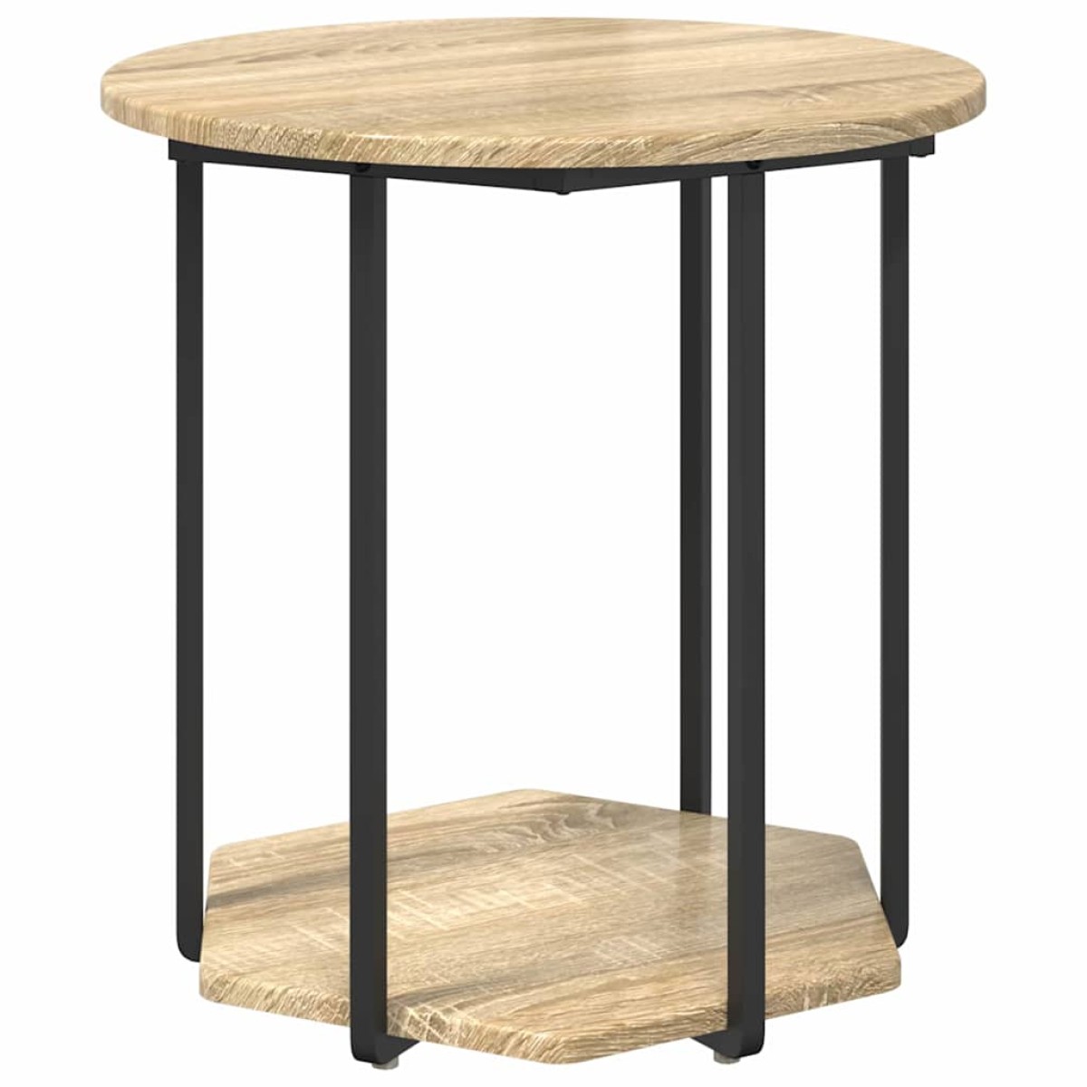 vidaXL Σετ βοηθητικά τραπεζάκια 2 τμχ. Καφέ 50 x 50 x 50,5 cm