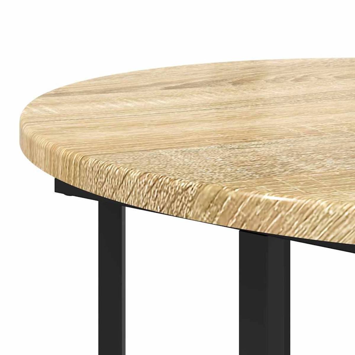 vidaXL Σετ βοηθητικά τραπεζάκια 2 τμχ. Καφέ 50 x 50 x 50,5 cm