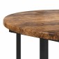 vidaXL Σετ βοηθητικά τραπεζάκια 2 τμχ. Καφέ 50 x 50 x 50,5 cm
