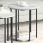 vidaXL Σετ βοηθητικά τραπεζάκια 2 τμχ. Γκρι 50 x 50 x 50,5 cm
