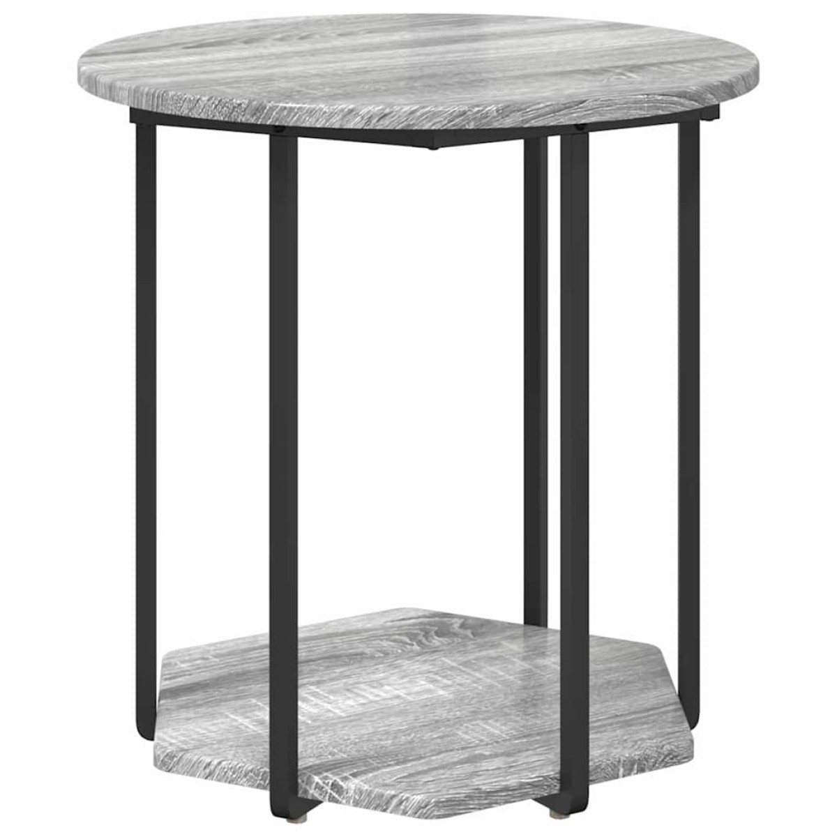 vidaXL Σετ βοηθητικά τραπεζάκια 2 τμχ. Γκρι 50 x 50 x 50,5 cm