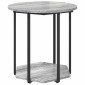 vidaXL Σετ βοηθητικά τραπεζάκια 2 τμχ. Γκρι 50 x 50 x 50,5 cm