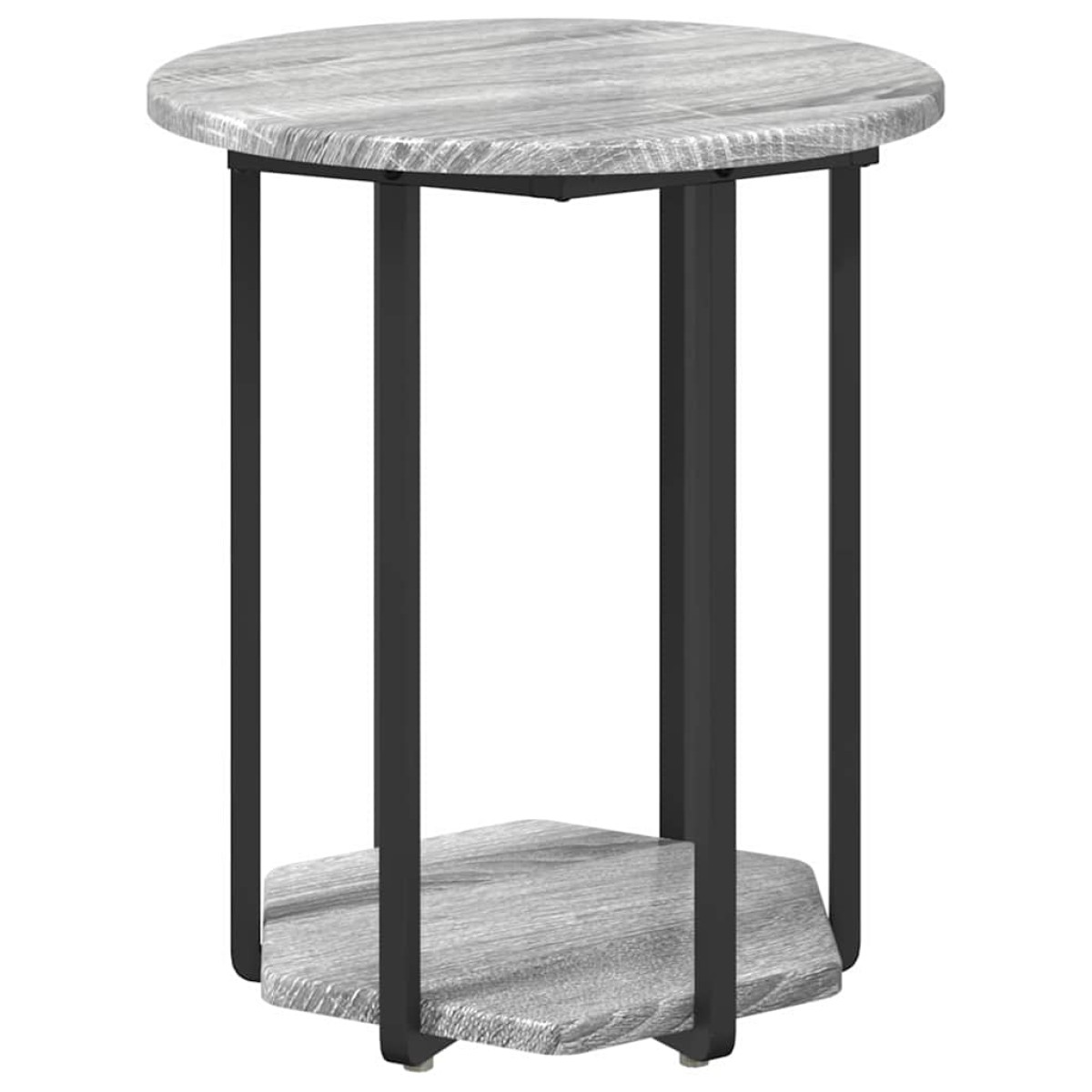 vidaXL Σετ βοηθητικά τραπεζάκια 2 τμχ. Γκρι 50 x 50 x 50,5 cm