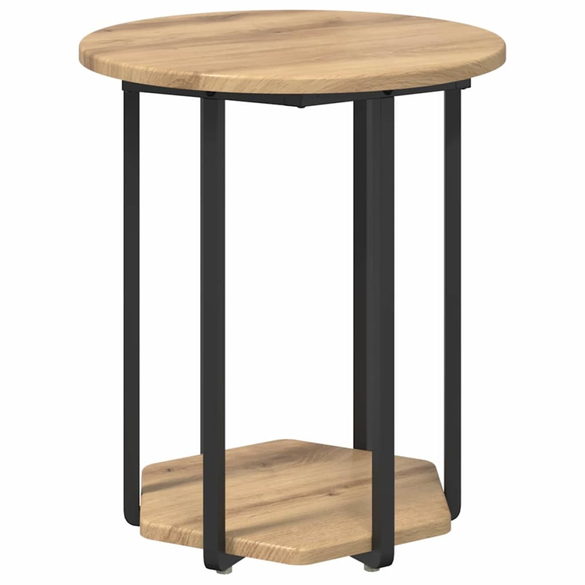 vidaXL Σετ βοηθητικά τραπεζάκια 2 τμχ. Καφέ 50 x 50 x 50,5 cm