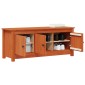 vidaXL Ντουλάπα Παπουτσιών Κερωμένο Καφέ 110 x 38 x 45,5 εκ