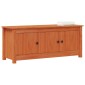 vidaXL Ντουλάπα Παπουτσιών Κερωμένο Καφέ 110 x 38 x 45,5 εκ