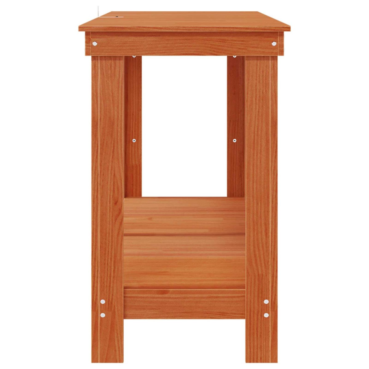 vidaXL Πάγκος εργασίας Κερωμένο Καφέ 180 x 50 x 80 cm Στερεό πεύκο