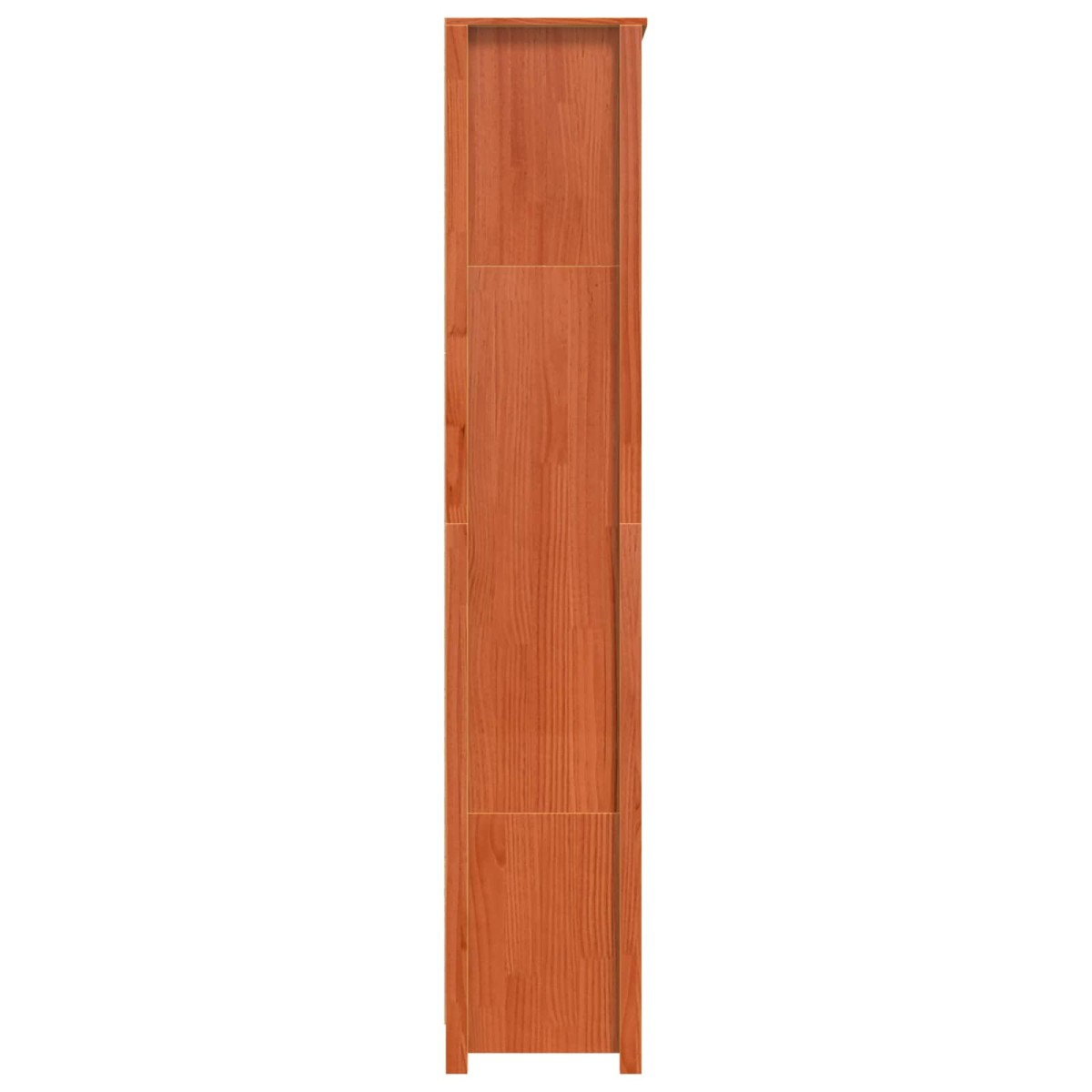 vidaXL Βιβλιοθήκη Κερωτό καφέ 80 x 35 x 183 εκ. Στερεά ξυλεία πεύκου