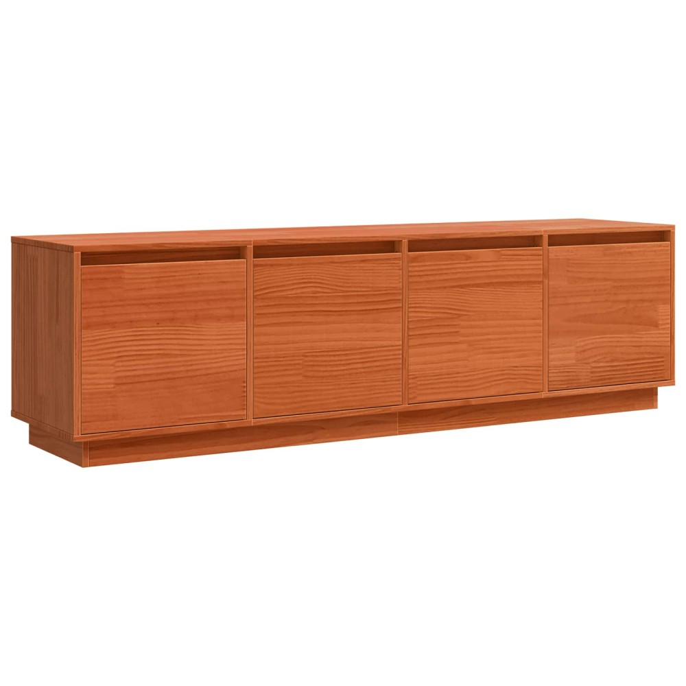 vidaXL Ντουλάπι TV 156 x 37 x 45 εκ Καφέ Επεξεργασμένο Ξύλο