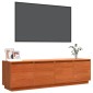 vidaXL Ντουλάπι TV 156 x 37 x 45 εκ Καφέ Επεξεργασμένο Ξύλο