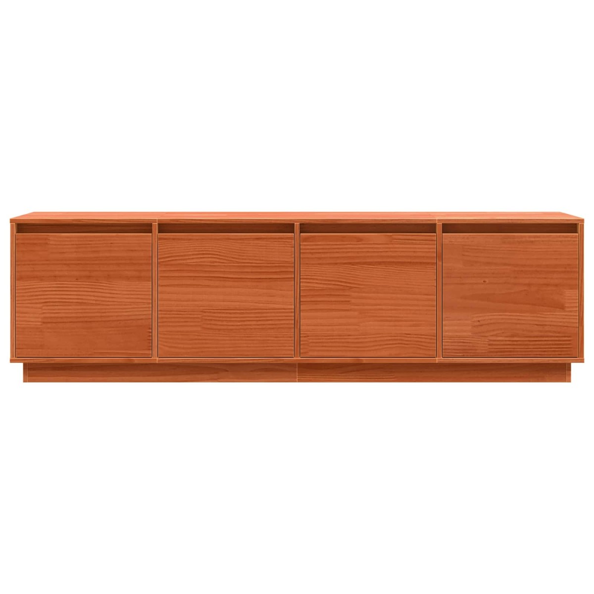 vidaXL Ντουλάπι TV 156 x 37 x 45 εκ Καφέ Επεξεργασμένο Ξύλο