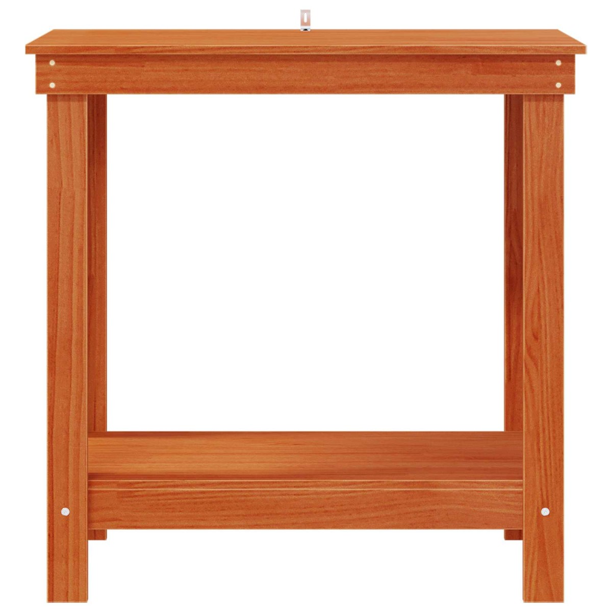 vidaXL Πάγκος εργασίας Κερωμένο Καφέ 80 x 50 x 80 cm Στερεό πεύκο