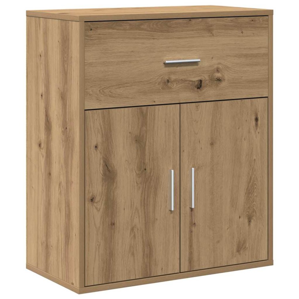 vidaXL Πλαϊνό γραφείο Artisan Oak 60 x 31 x 70 εκ Επεξεργασμένο Ξύλο