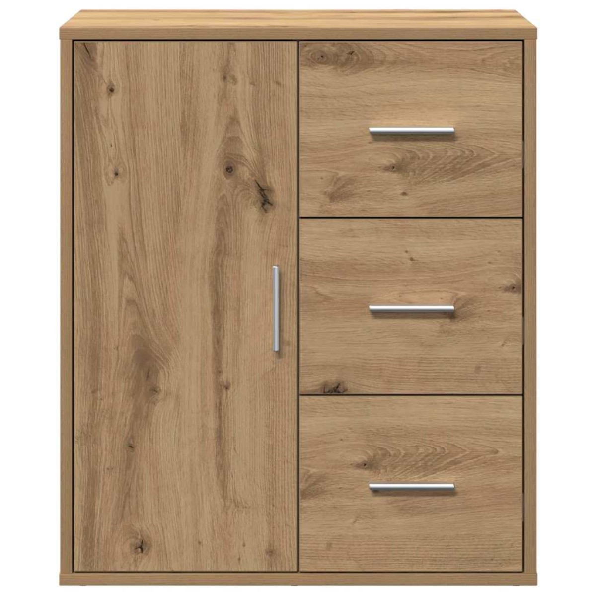 vidaXL Πλαϊνό γραφείο Artisan Oak 60 x 31 x 70 εκ Επεξεργασμένο Ξύλο