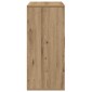 vidaXL Πλαϊνό γραφείο Artisan Oak 60 x 31 x 70 εκ Επεξεργασμένο Ξύλο