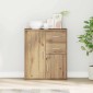 vidaXL Πλαϊνό γραφείο Artisan Oak 60 x 31 x 70 εκ Επεξεργασμένο Ξύλο