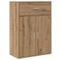 vidaXL Πλαϊνό γραφείο Artisan Oak 60 x 30 x 84 εκ Επεξεργασμένο Ξύλο