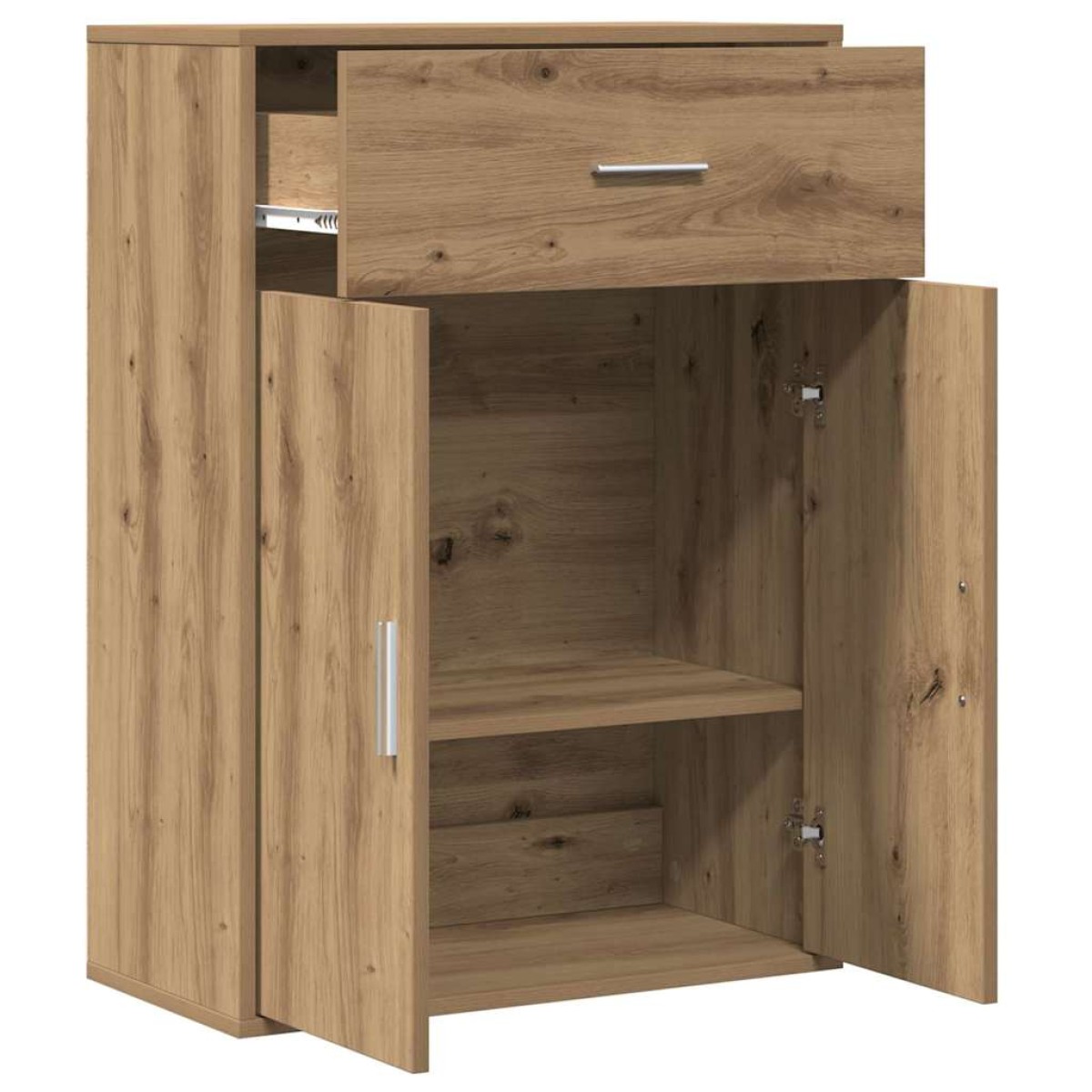 vidaXL Πλαϊνό γραφείο Artisan Oak 60 x 30 x 84 εκ Επεξεργασμένο Ξύλο