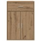 vidaXL Πλαϊνό γραφείο Artisan Oak 60 x 30 x 84 εκ Επεξεργασμένο Ξύλο