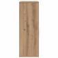 vidaXL Πλαϊνό γραφείο Artisan Oak 60 x 30 x 84 εκ Επεξεργασμένο Ξύλο