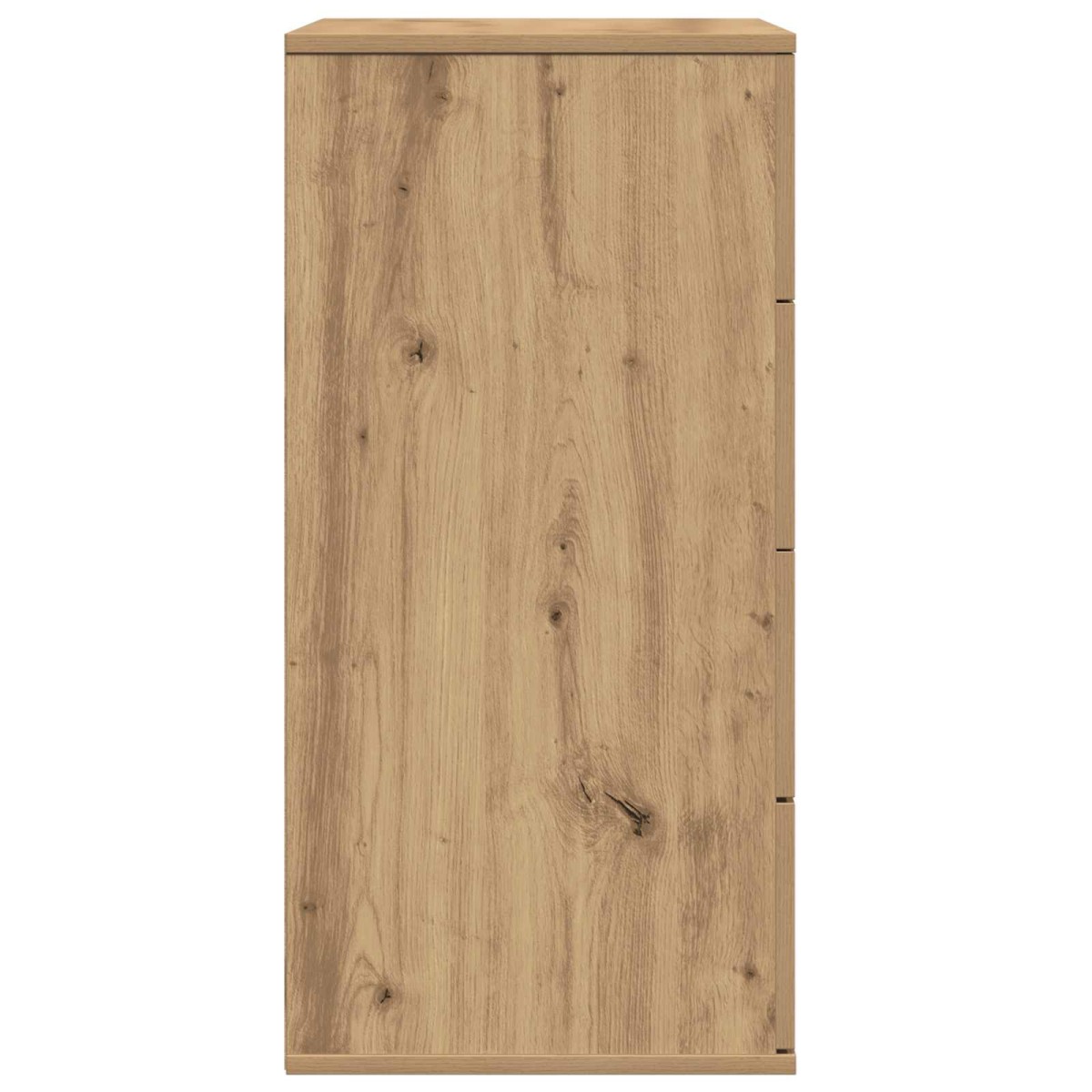 vidaXL Πλαϊνό γραφείο Artisan Oak 60 x 39 x 80 εκ Επεξεργασμένο Ξύλο