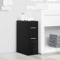 vidaXL Σετ Επίπλων Μπάνιου 22 x 44 x 61.5 εκ. Επεξεργασμένο ξύλο