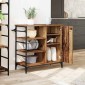 vidaXL Καρότσι Κουζίνας Παλιό ξύλο 87.5 x 39 x 84.5 εκ